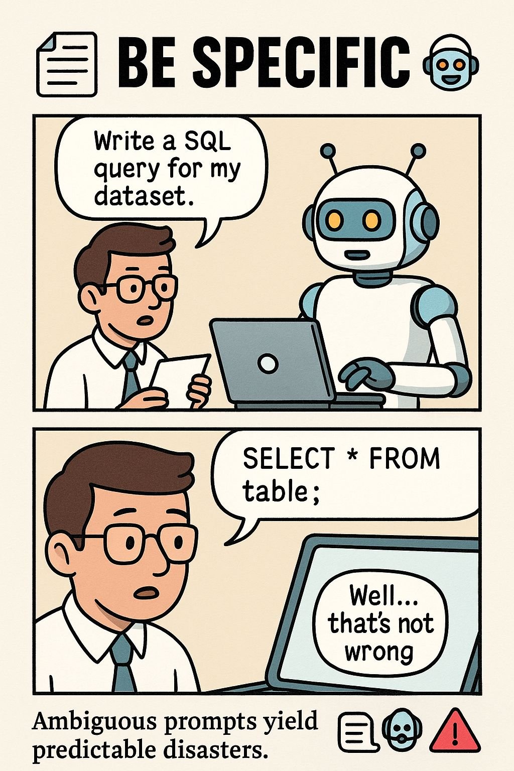 Be Specific