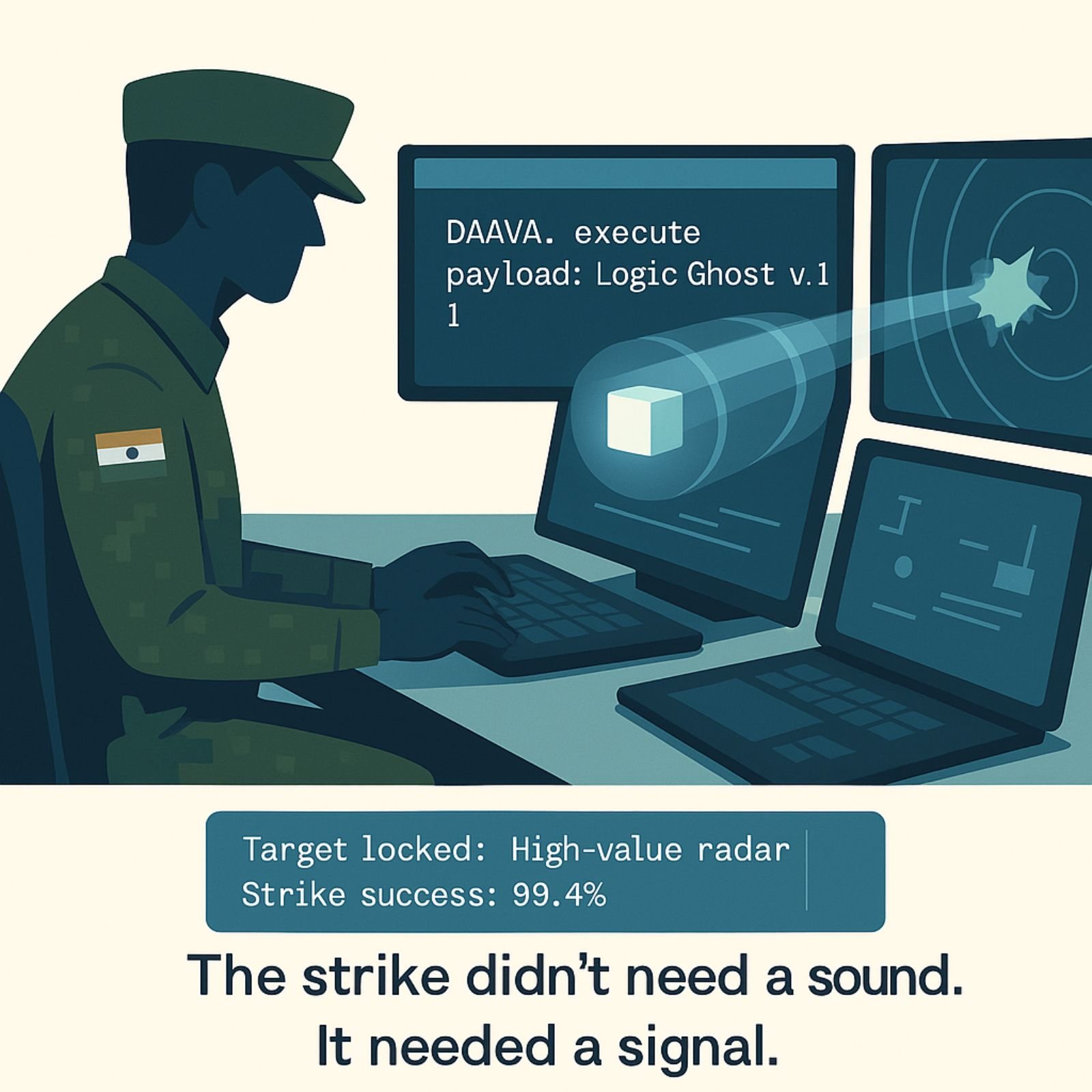 Cyber officer initiates silent strike