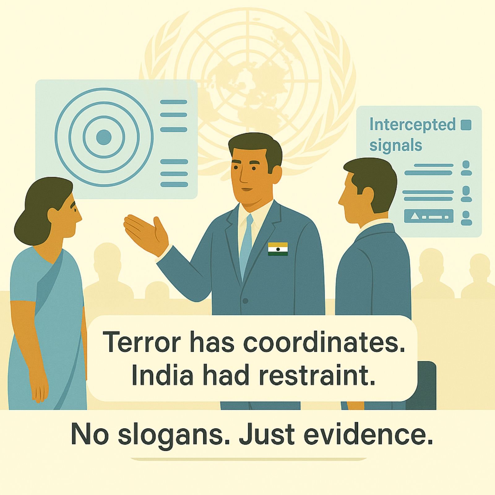 Indian delegates present DAAVA-driven data at the United Nations assembly