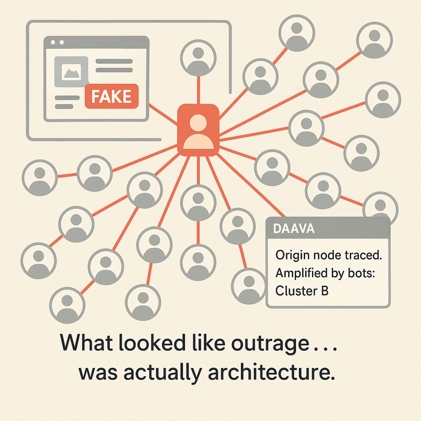 Fake news spreading across bot networks
