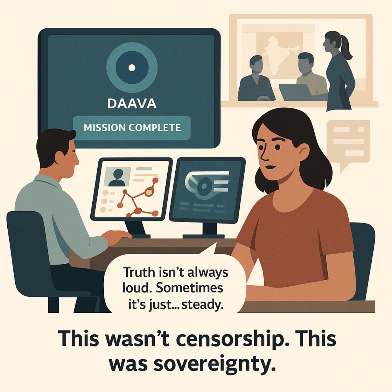 Civilians and AI coordinate disinfo response