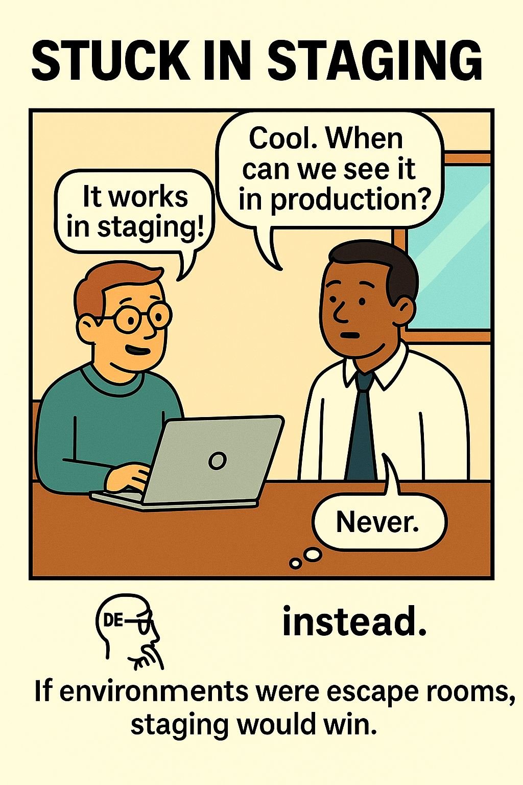 Stuck in Staging