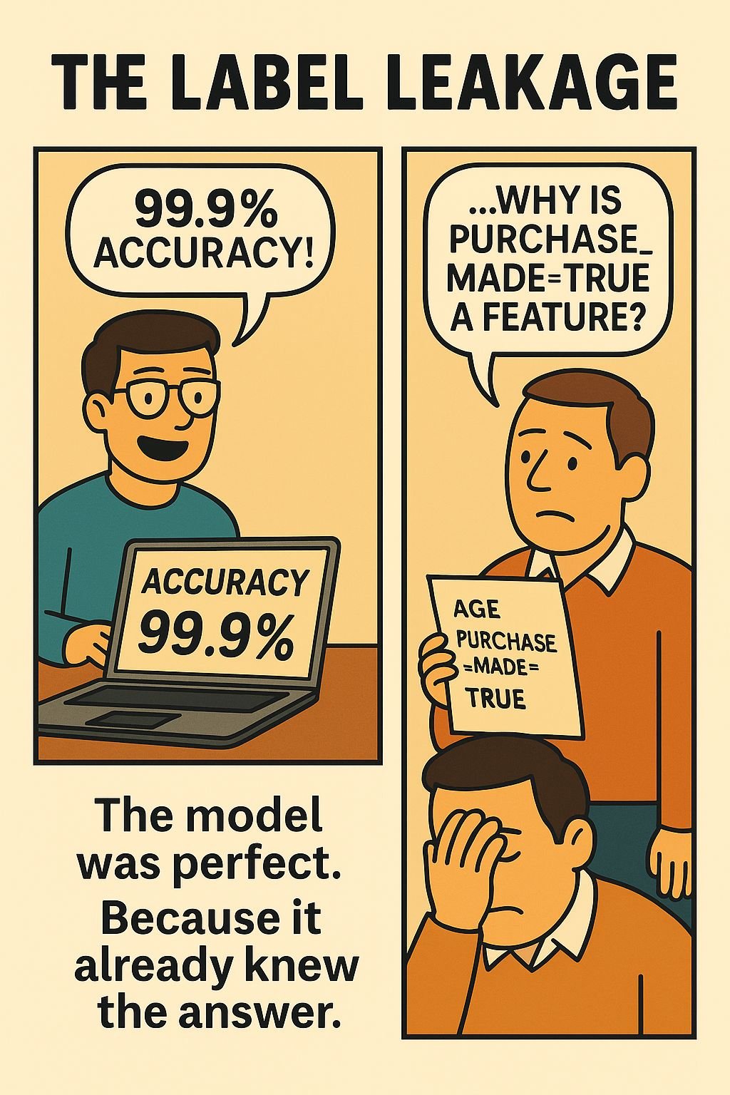 The Label Leakage
