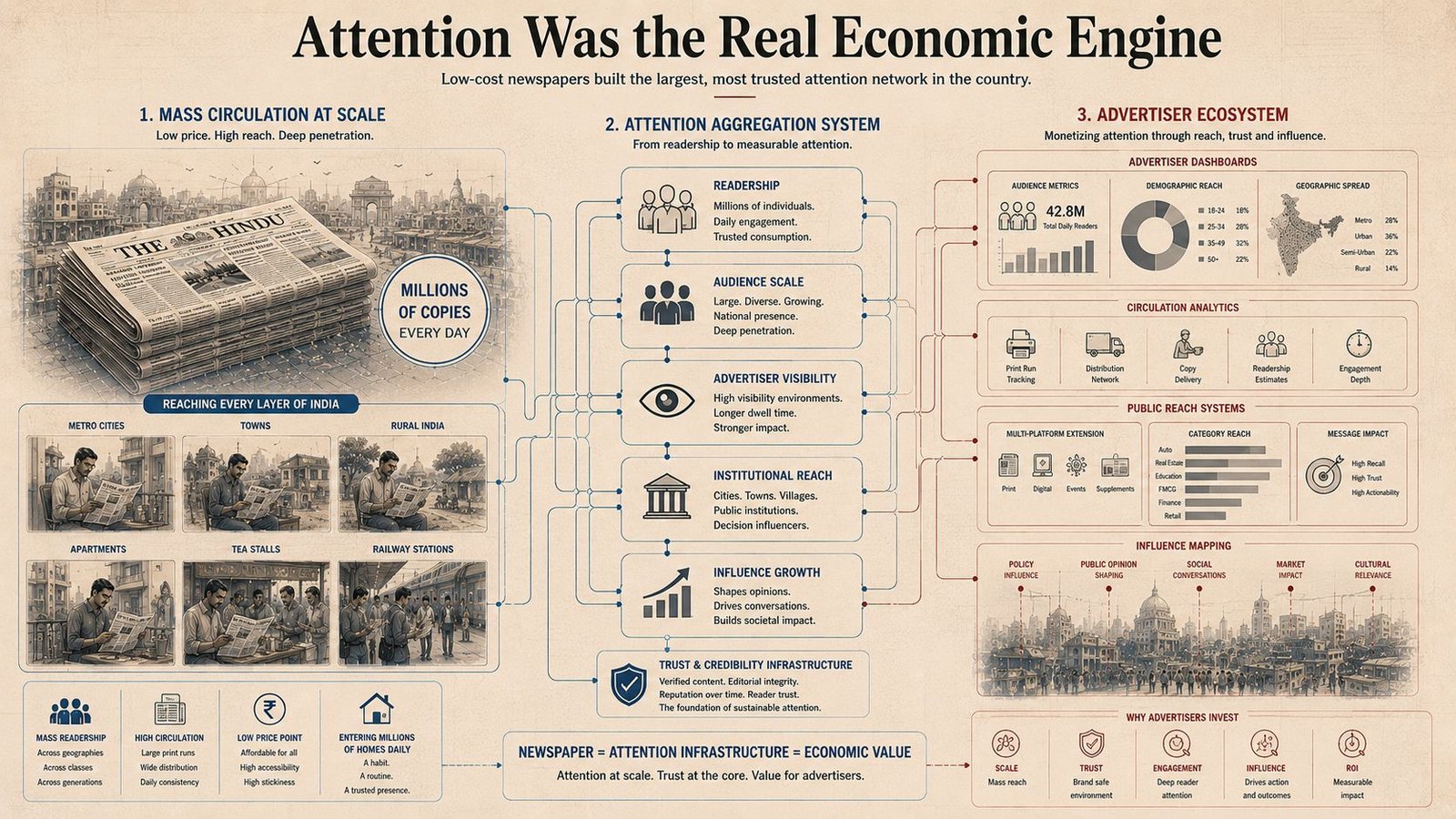 Advertising systems and circulation economy