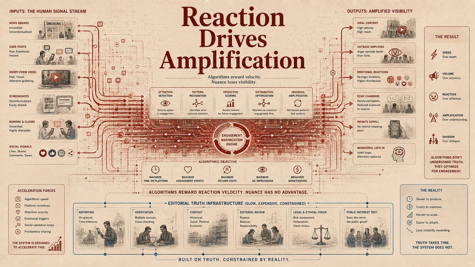 Algorithmic engagement and reaction systems