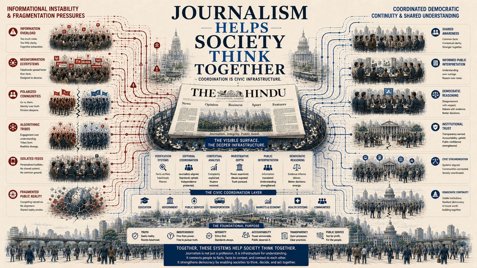 Journalism Helps Society Think Together