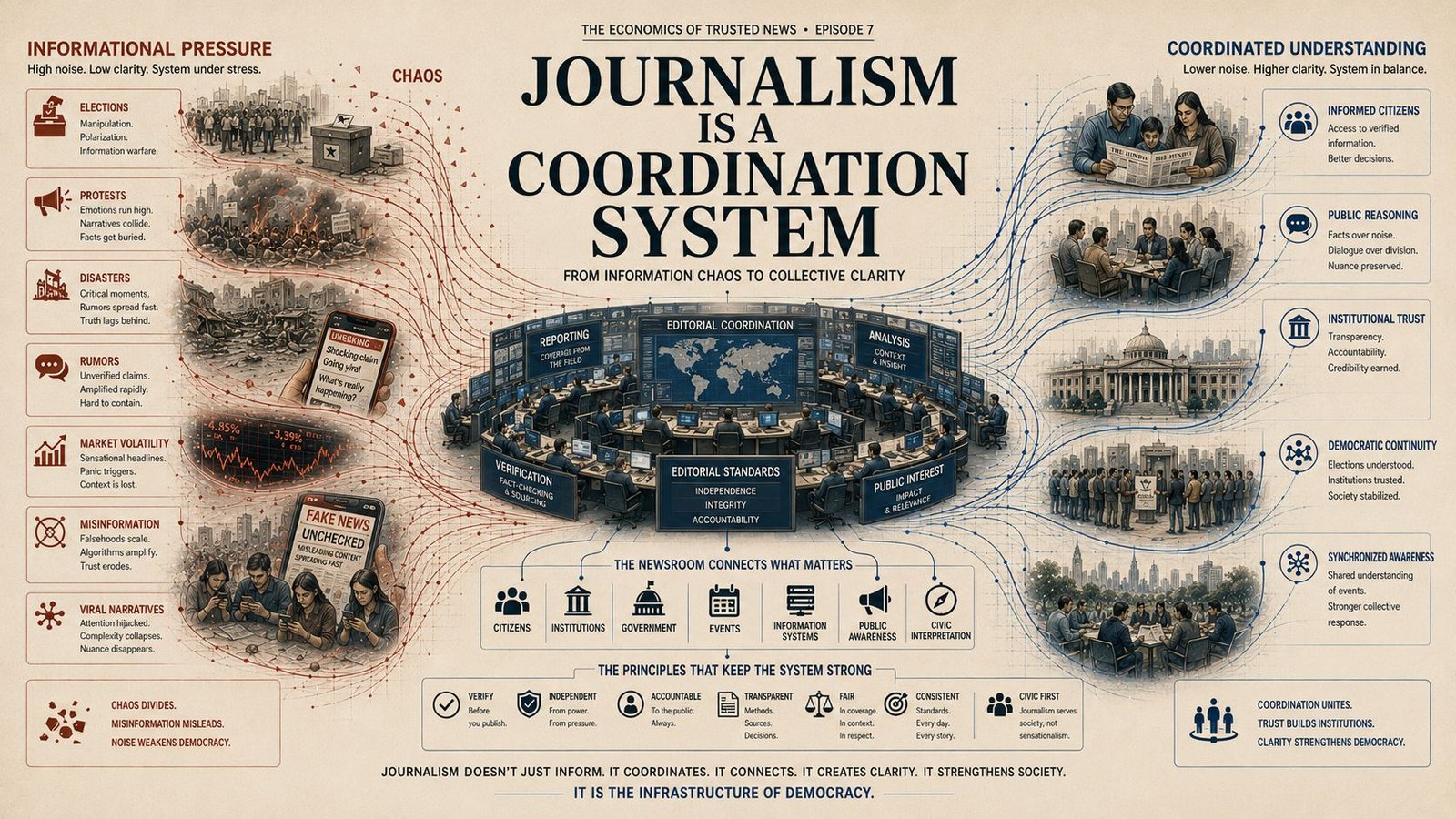 Journalism Is a Coordination System - The Economics of Trusted News Episode 7
